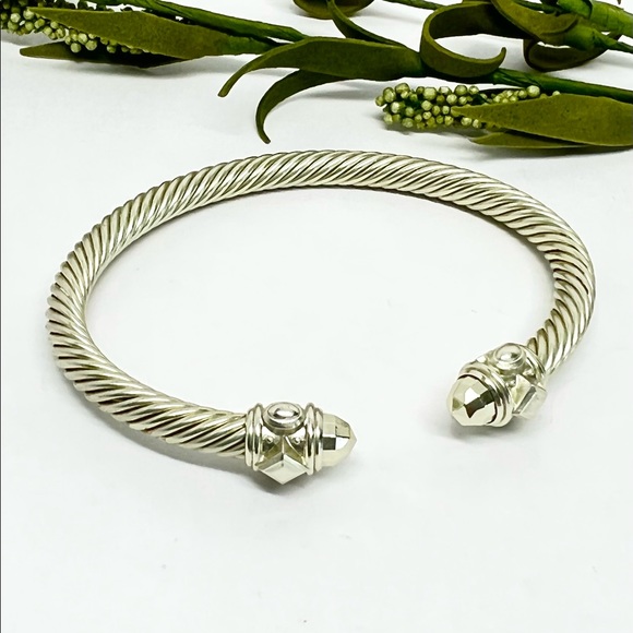 David Yurman Jewelry - David Yurman 5mm Light Silver Aluminum Renaissance Cable Bracelet